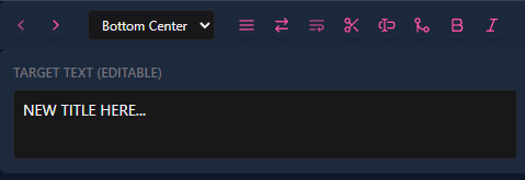 Create new subtitle in sublandia editor